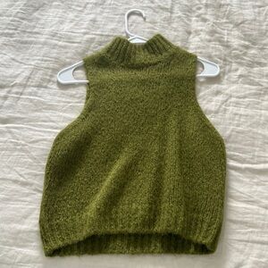 Reformation Green Knit Tank